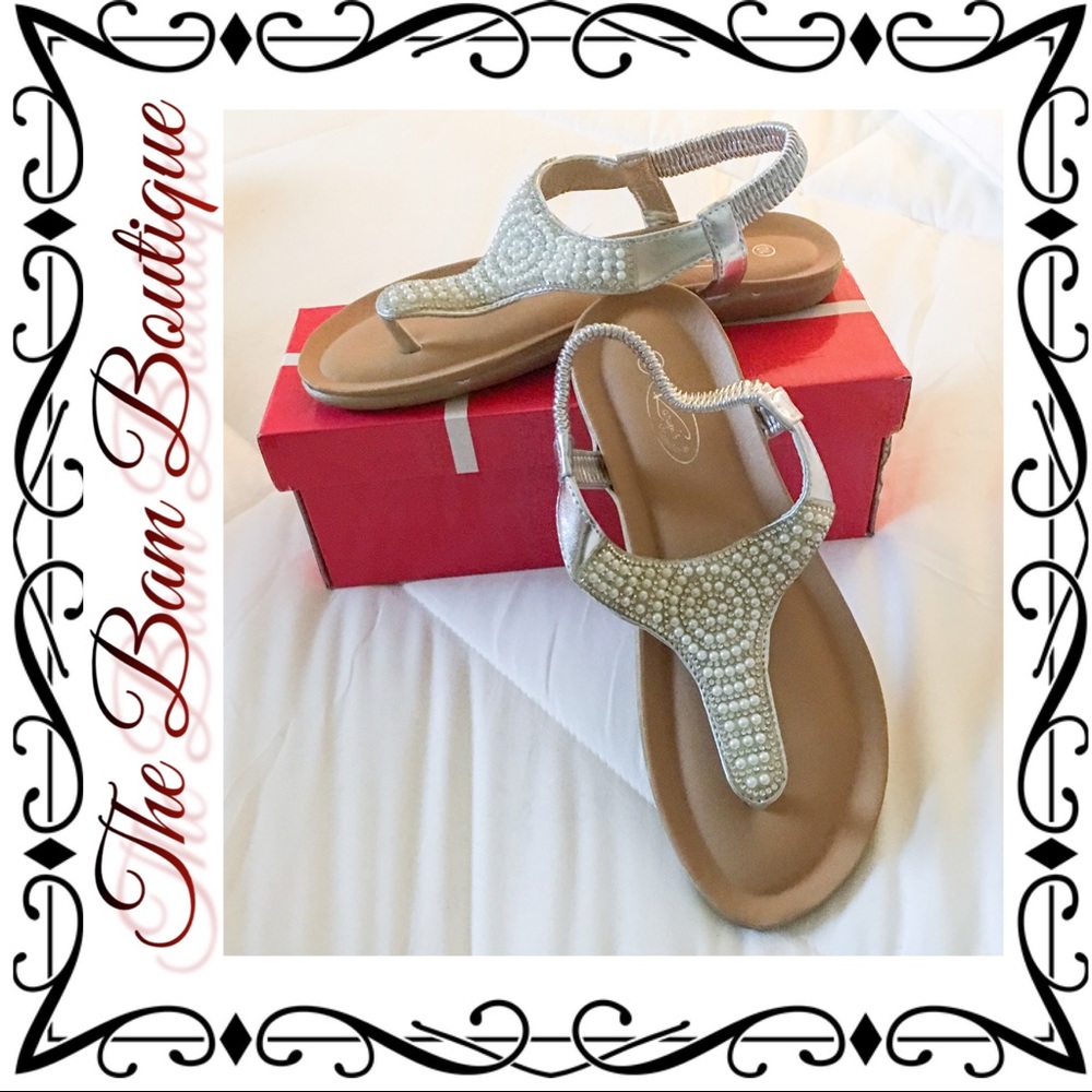 Women’s Silver Embellished Sandal